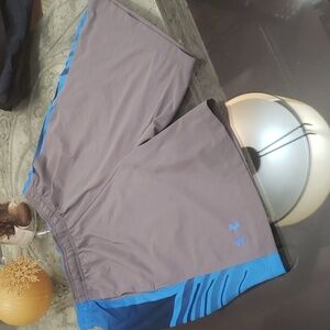 UNDER ARMOUR MENS RUNNING ATHLETIC TECHNICAL GRAY NEW SHORTS LARGE